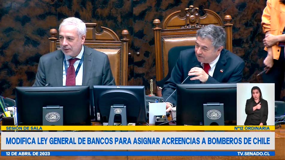 Unánime: Sala del Senado aprobó proyecto de Ley de Acreencias Bancarias